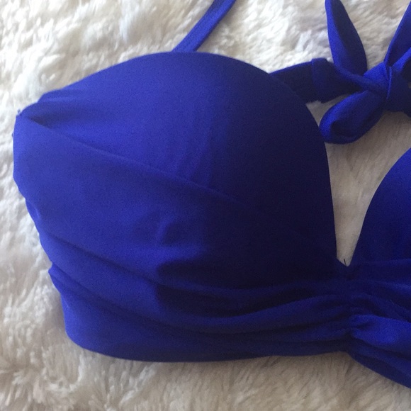 Xhilaration royal blue bikini top - Picture 2 of 4